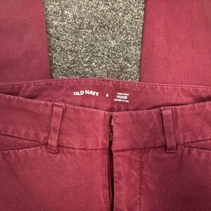 Old Navy maroon Chinos